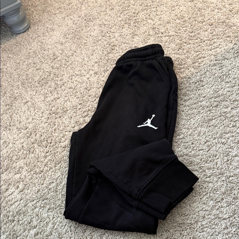 Kids Black Joggers
